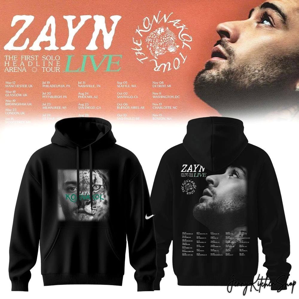 Zayn Malik 2026 The Konnakol Tour Limited Hoodie