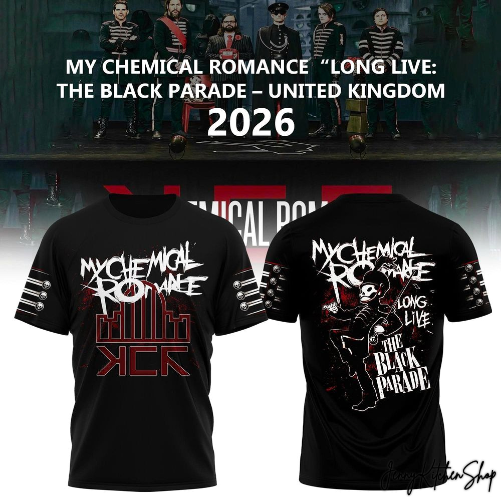 2026 The Black Parade My Chemical Romance Tour T-Shirt
