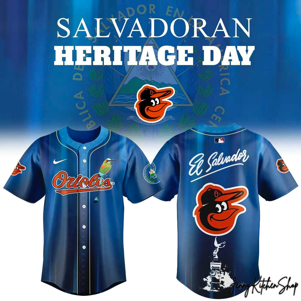 Baltimore Orioles Salvadoran Heritage Day 2026 Jersey