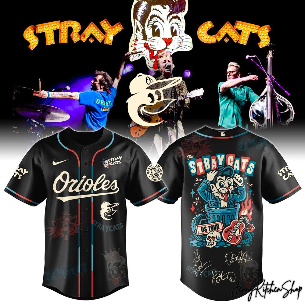 Baltimore Orioles x Stray Cats US 2026 Tour Limited Jersey