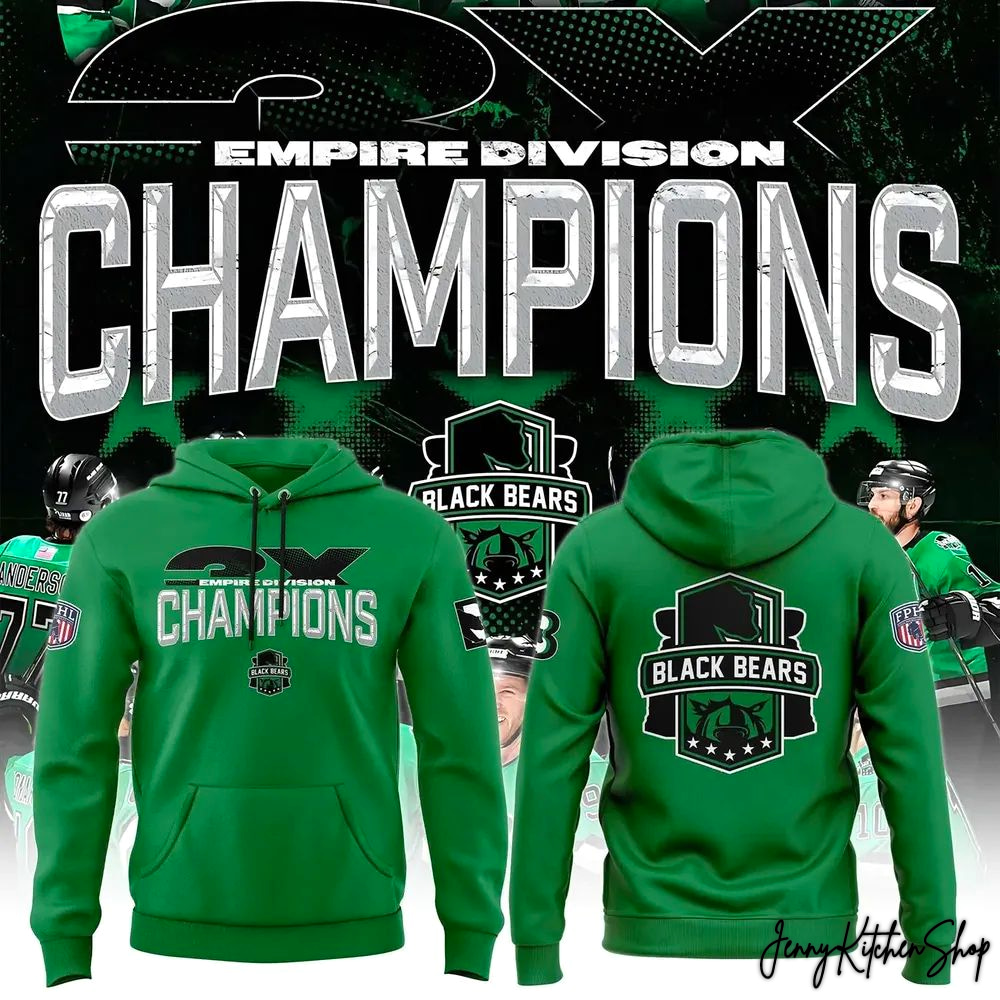 Binghamton Black Bears 2026 Empire Division Champions Hoodie, Shirt
