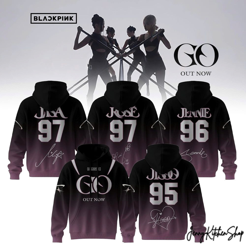 BLACKPINK Go Out Now All Members 2026 Hoodie