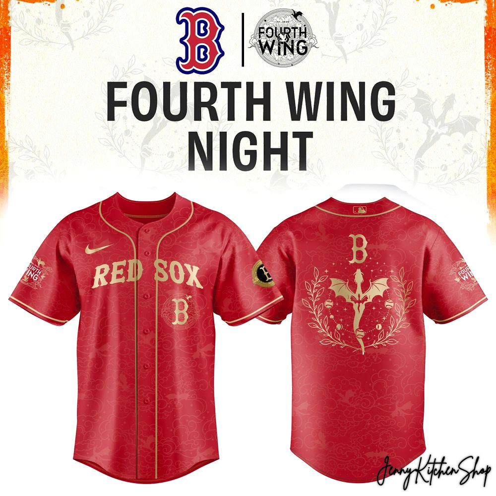 Boston Red Sox Fourth Wings Night 2026 Jersey Boston Red Sox Fourth Wings Night 2026 Jersey