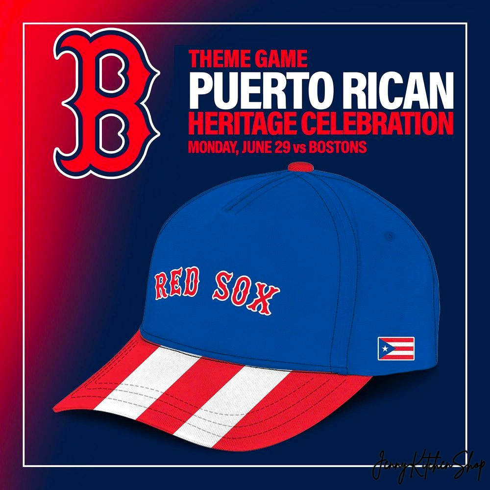 Boston Red Sox Puerto Rican Heritage 2026 Baseball Jersey
