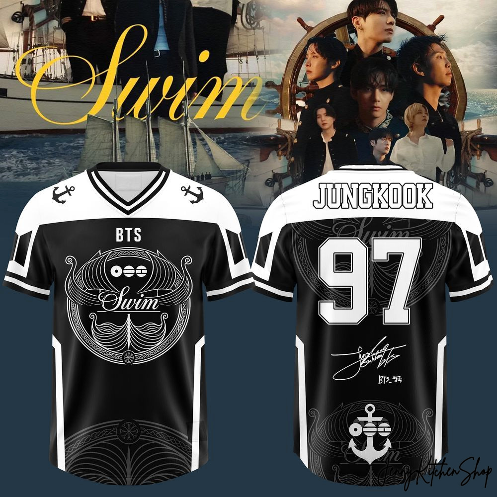 BTS Swim Arirang Album Mixed 2026 Mesh Jersey