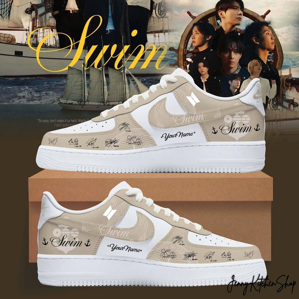 BTS Swim Arirang Album Mixed Custom Shoes BTS Swim Arirang Album Mixed Custom Shoes