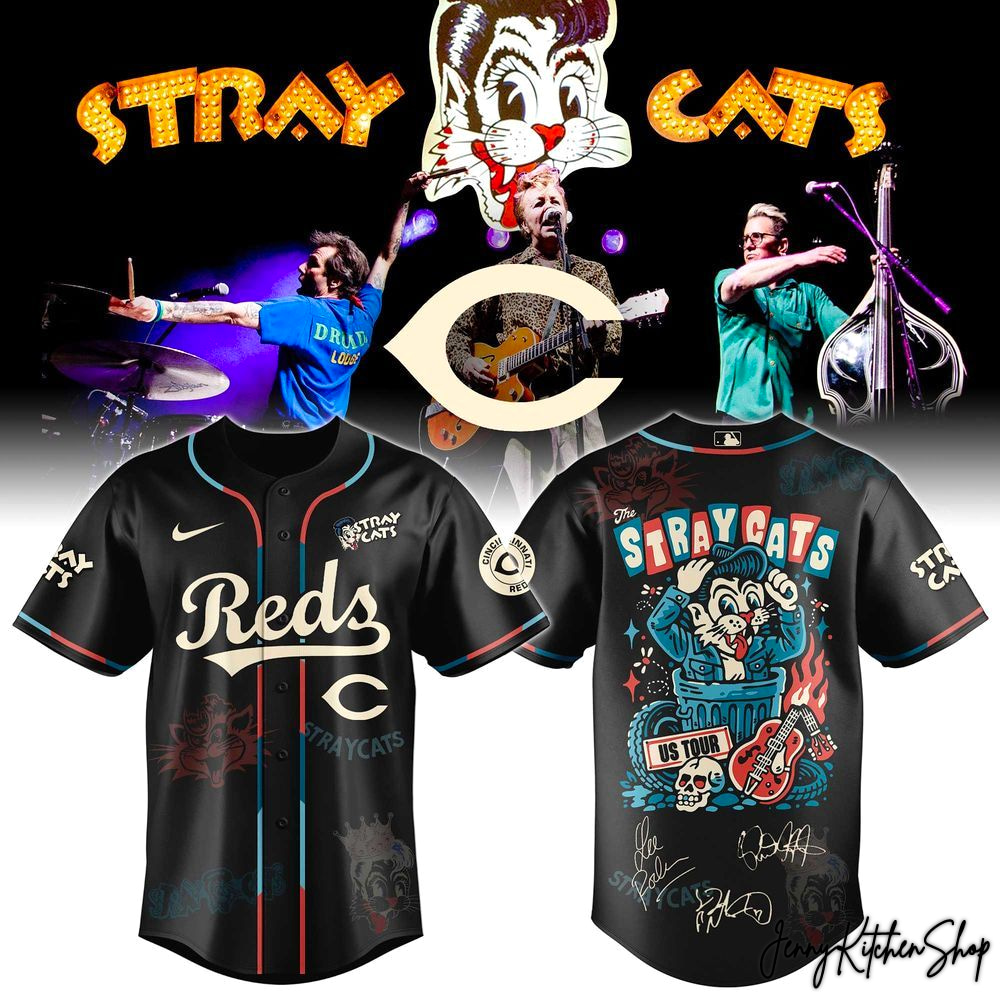 Cincinnati Reds x Stray Cats US 2026 Tour Limited Jersey