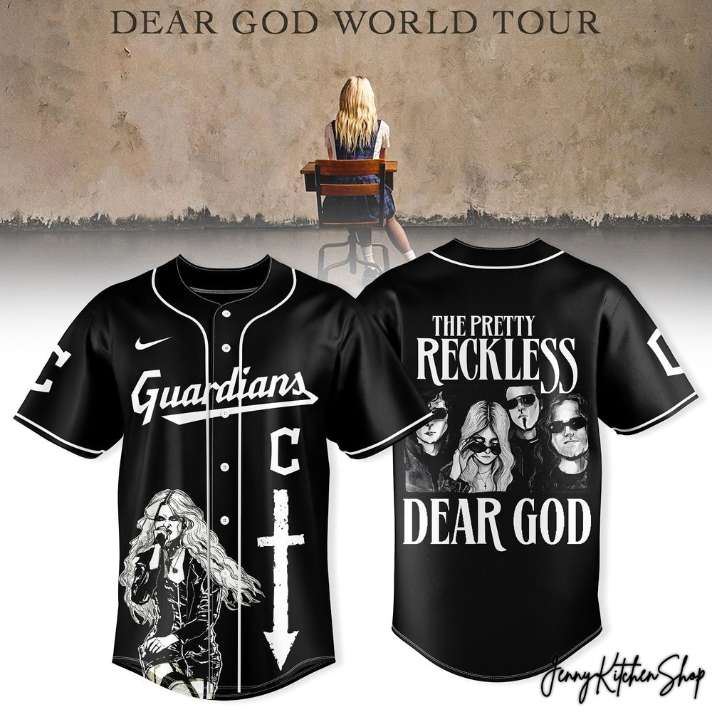 Cleveland Guardians x Taylor Momsen 2026 Dear God World Tour Jersey