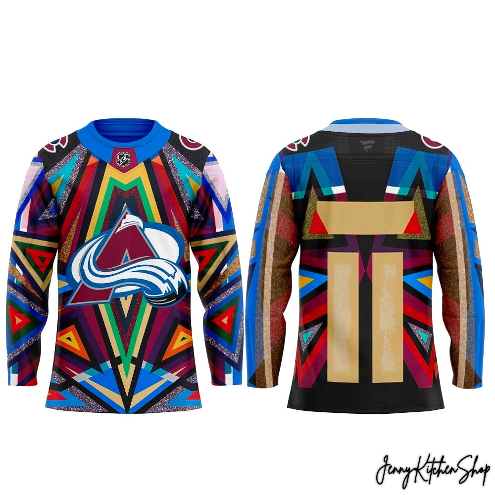 Colorado Avalanche 2026 Black Excellence Month Rob Hill Jersey