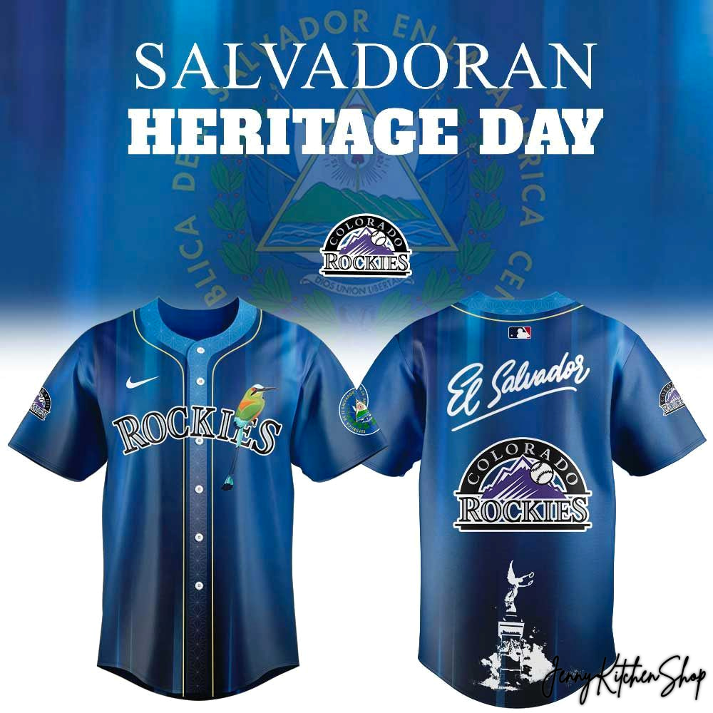 Colorado Rockies Salvadoran Heritage Day 2026 Jersey