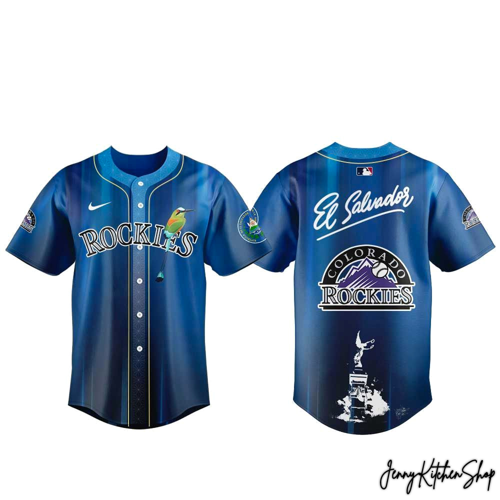 Colorado Rockies Salvadoran Heritage Day 2026 Jersey