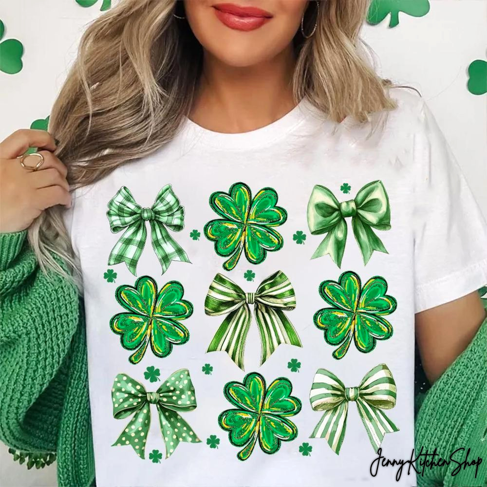Coquette Patrick’s Day, Shamrock Lucky, Irish Patrick Day Shirt Coquette Patrick’s Day, Shamrock Lucky, Irish Patrick Day Shirt