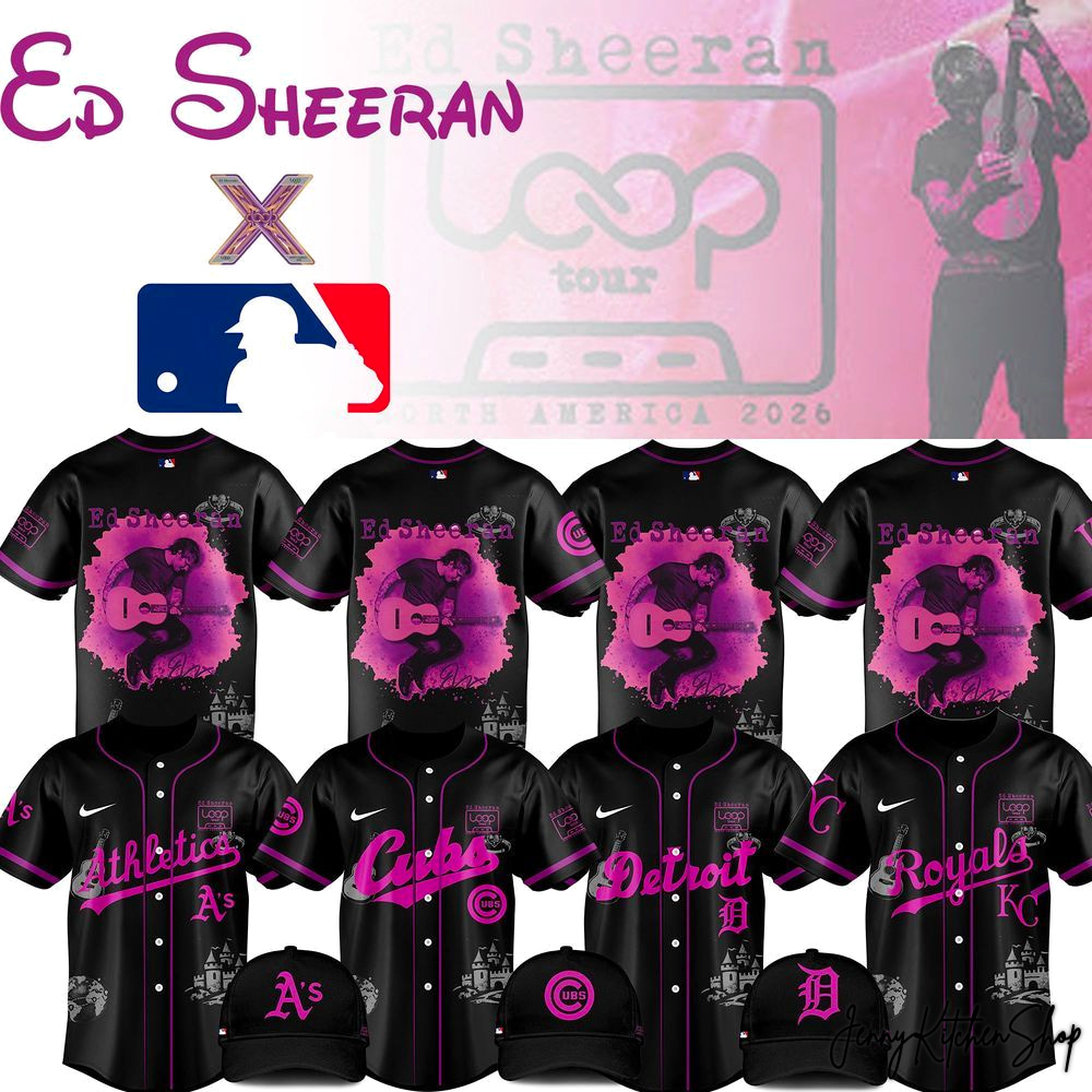 Ed Sheeran Loop Tour 2026 Limited MLB Jersey