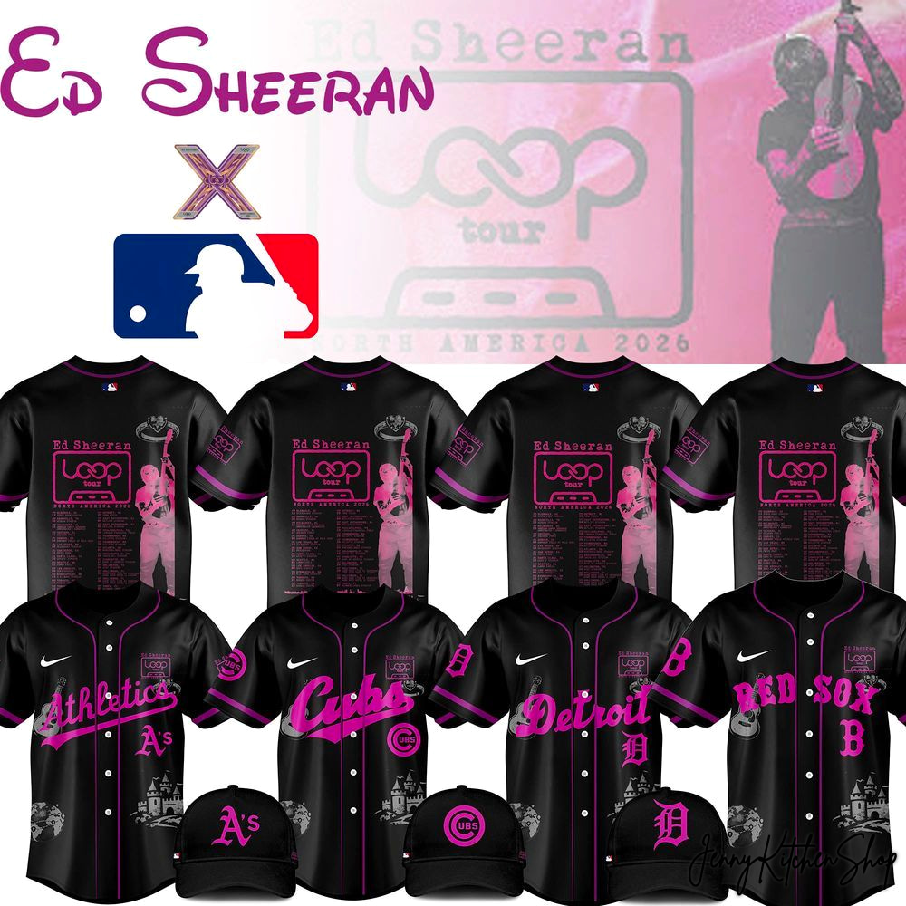 Ed Sheeran Loop Tour 2026 Limited MLB Jersey