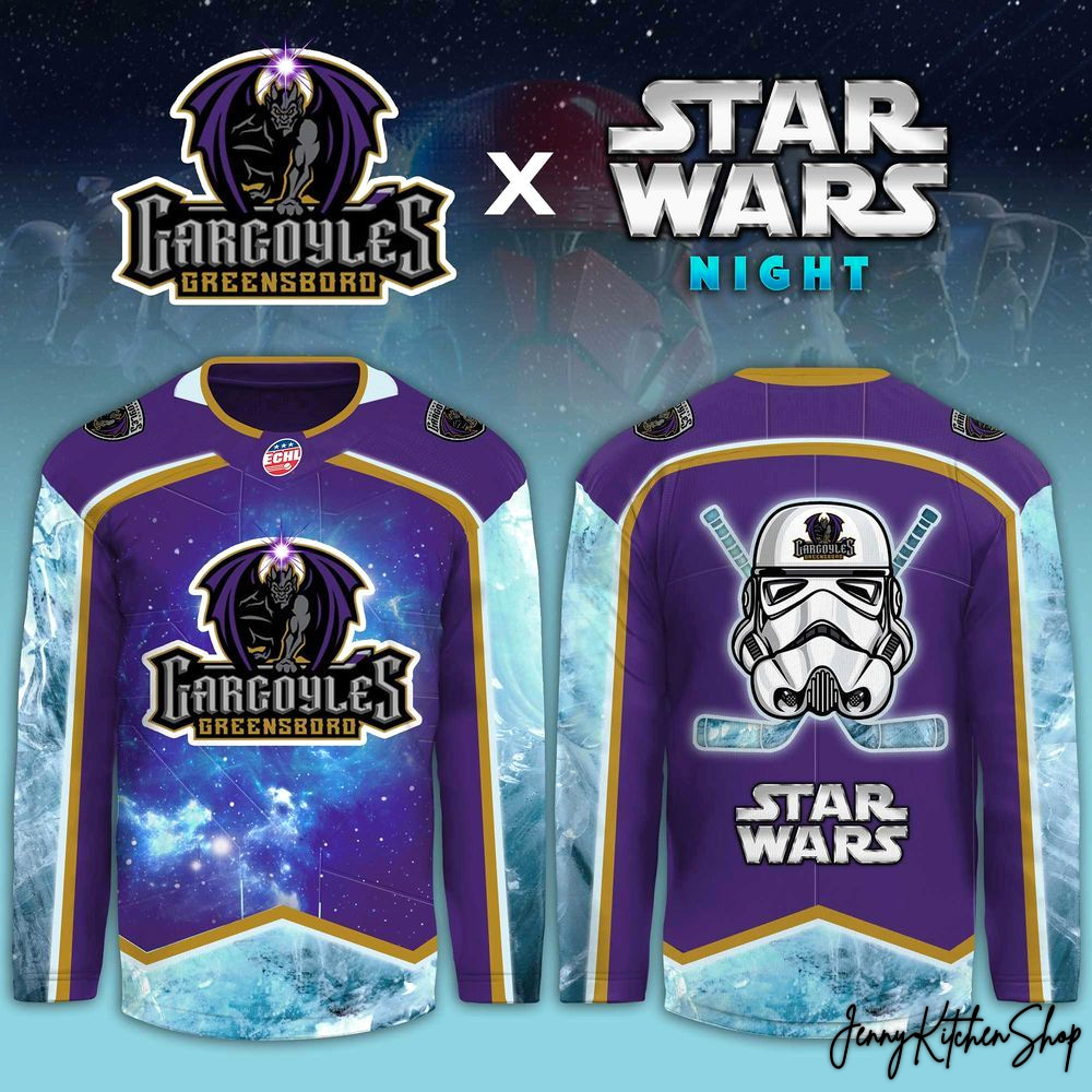 Greensboro Gargoyles Star Wars Night Game 2026 Hockey Jersey