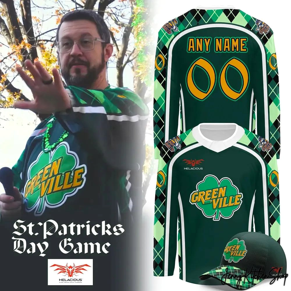 Greenville Swamp Rabbits St. Patrick’s Day 2026 Hockey Jersey