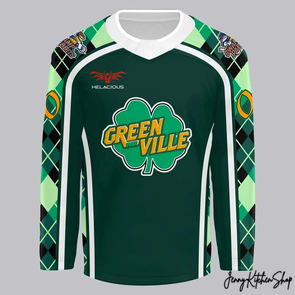 Greenville Swamp Rabbits St. Patrick’s Day 2026 Hockey Jersey