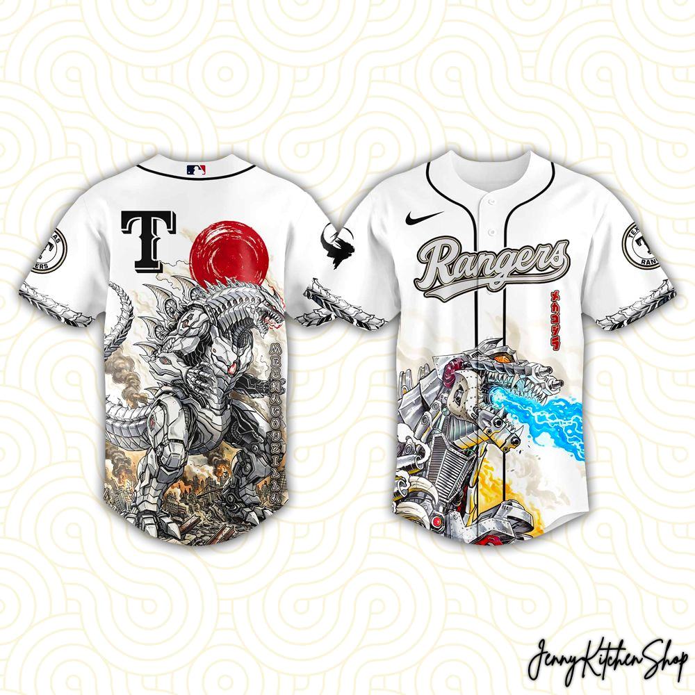 Houston Texans x Godzilla 2026 Baseball Jersey