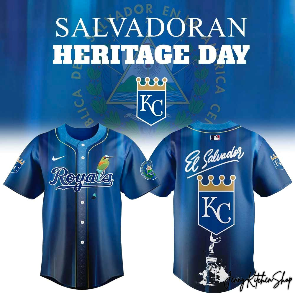 Kansas City Royals Salvadoran Heritage Day 2026 Baseball Jersey