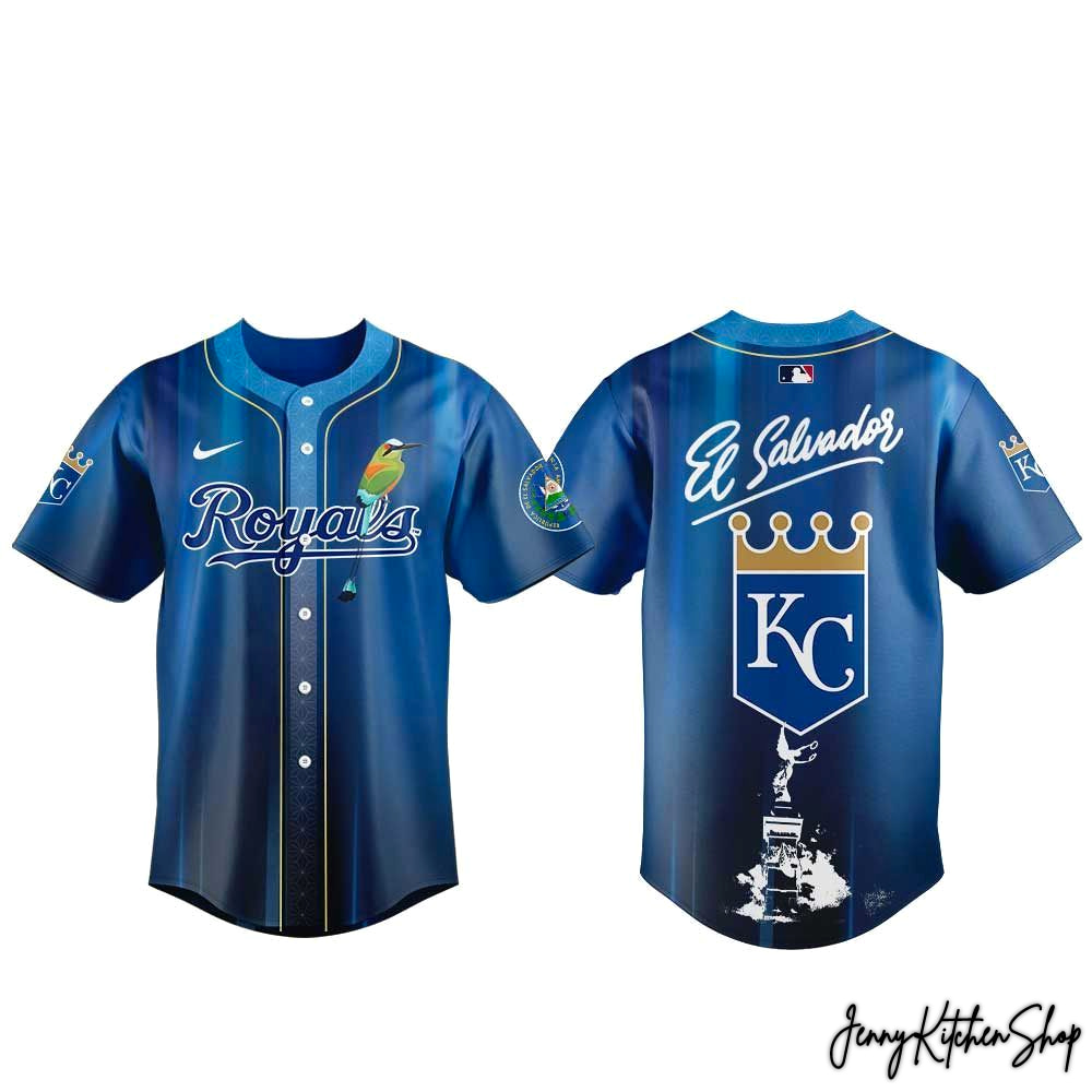 Kansas City Royals Salvadoran Heritage Day 2026 Baseball Jersey