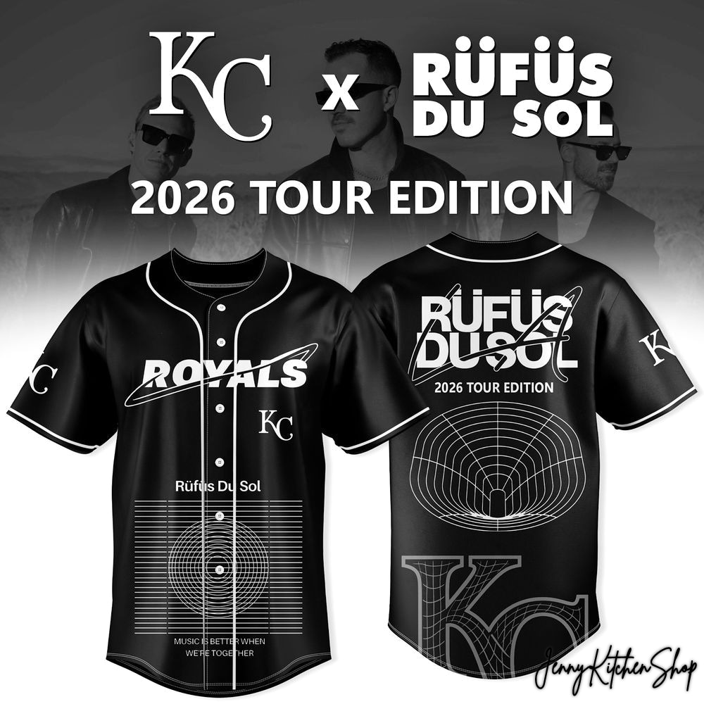 Kansas City Royals x RUFUS DU SOL 2026 Tour Baseball Jersey