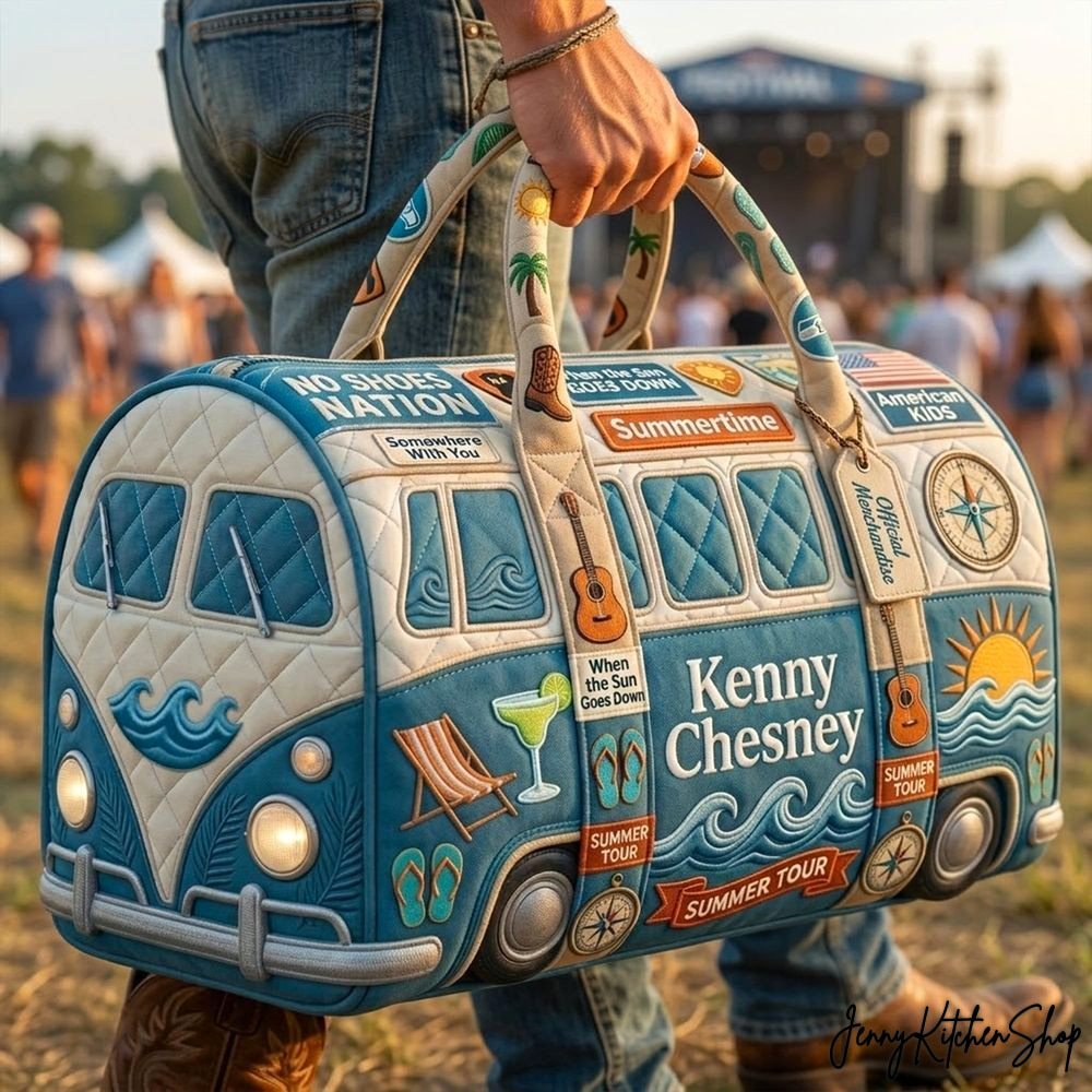 Kenny Chesney No Shoes Nation 2026 Quilted Duffle Bag