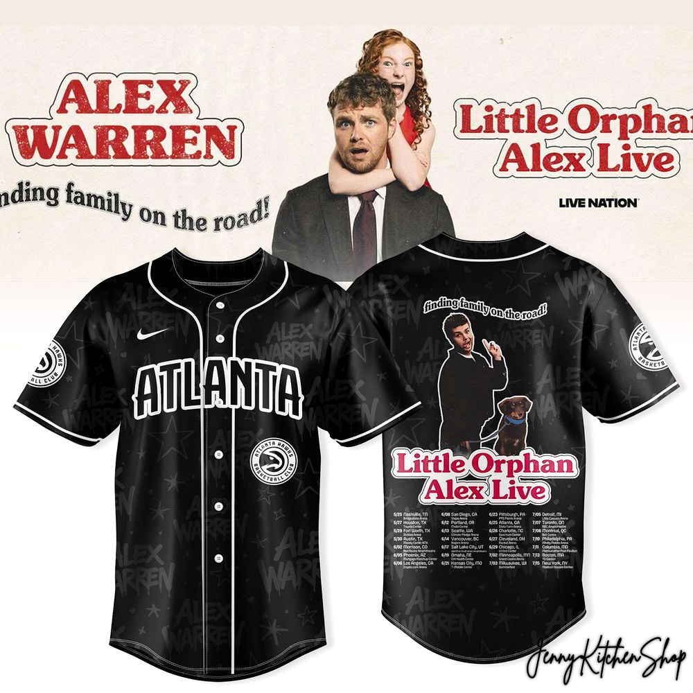 Little Orphan Alex Live Tour 2026 Atlanta Hawks Jersey