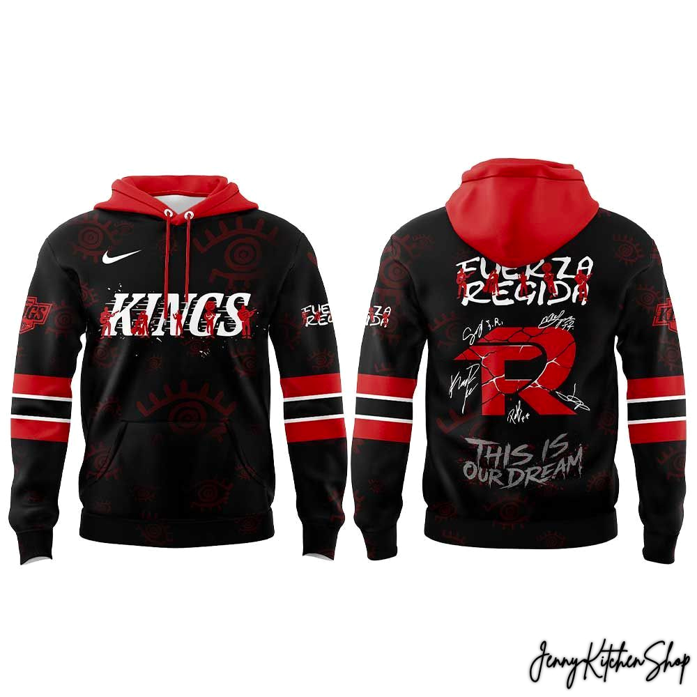 Los Angeles Kings x Fuerza Regida 2026 This Is Our Dream Tour Hoodie