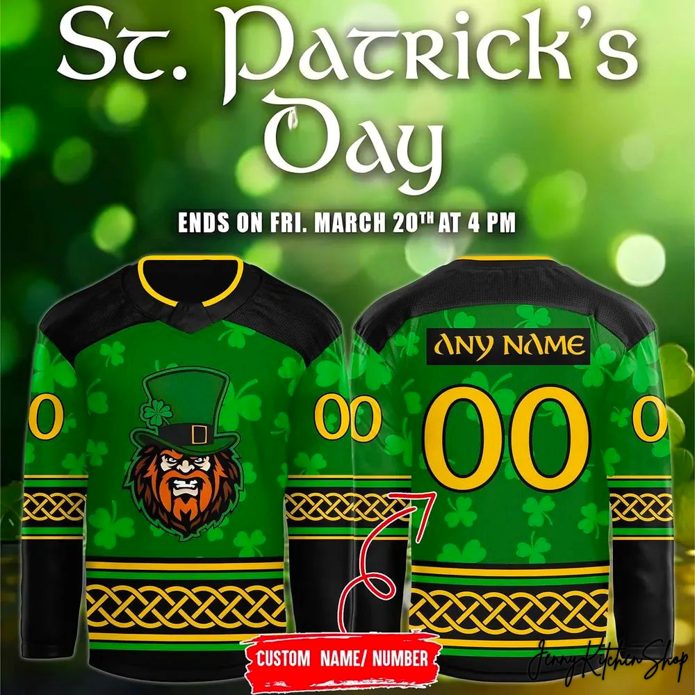 Macon Mayhem St. Patrick’s Day 2026 Special Hockey Jersey