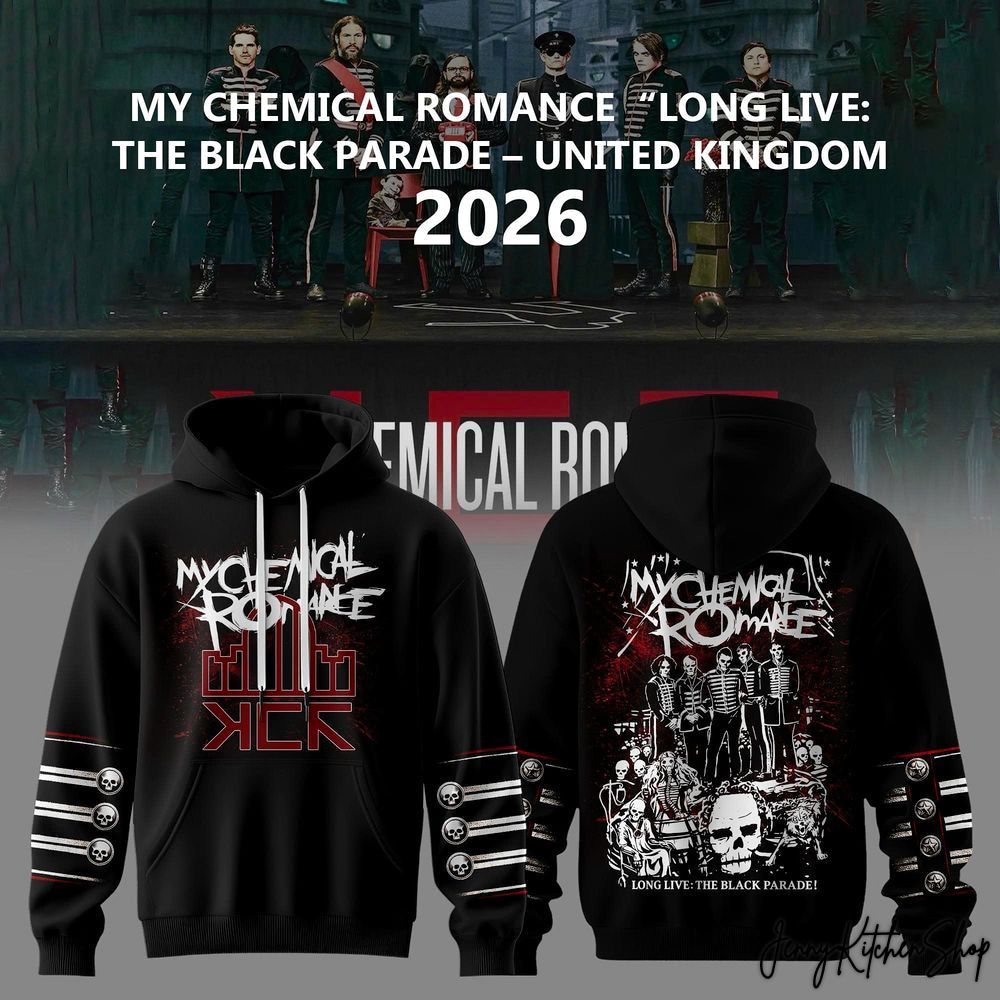 MCR My Chemical Romance Long Live The Black Parade 2026 Hoodie