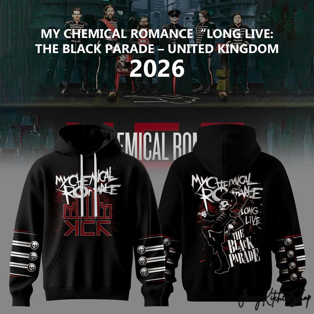 MCR My Chemical Romance Long Live The Black Parade 2026 Hoodie