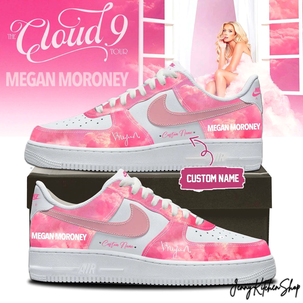 Megan Moroney The Cloud 9 Tour Custom Shoes Megan Moroney The Cloud 9 Tour Custom Shoes