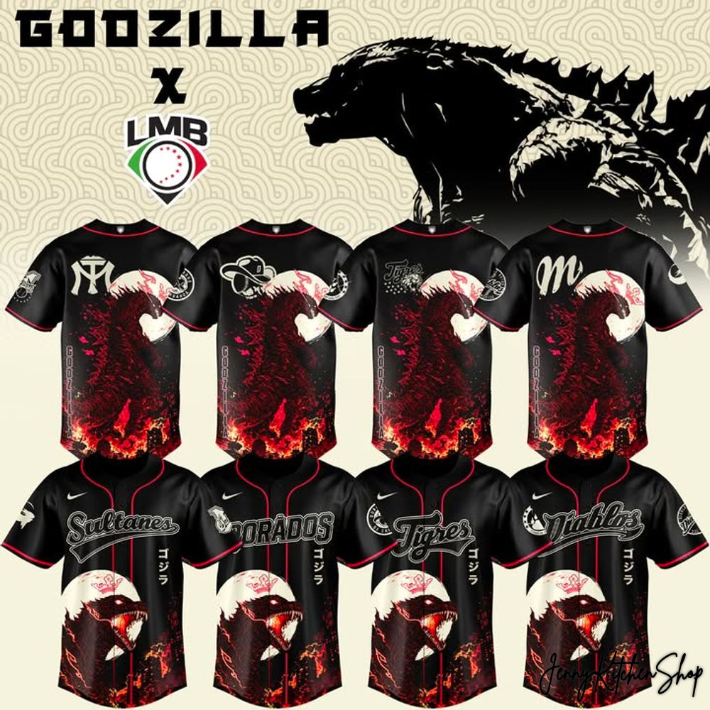 MLB x Godzilla Minus Zero 2026 Limited Baseball Jersey