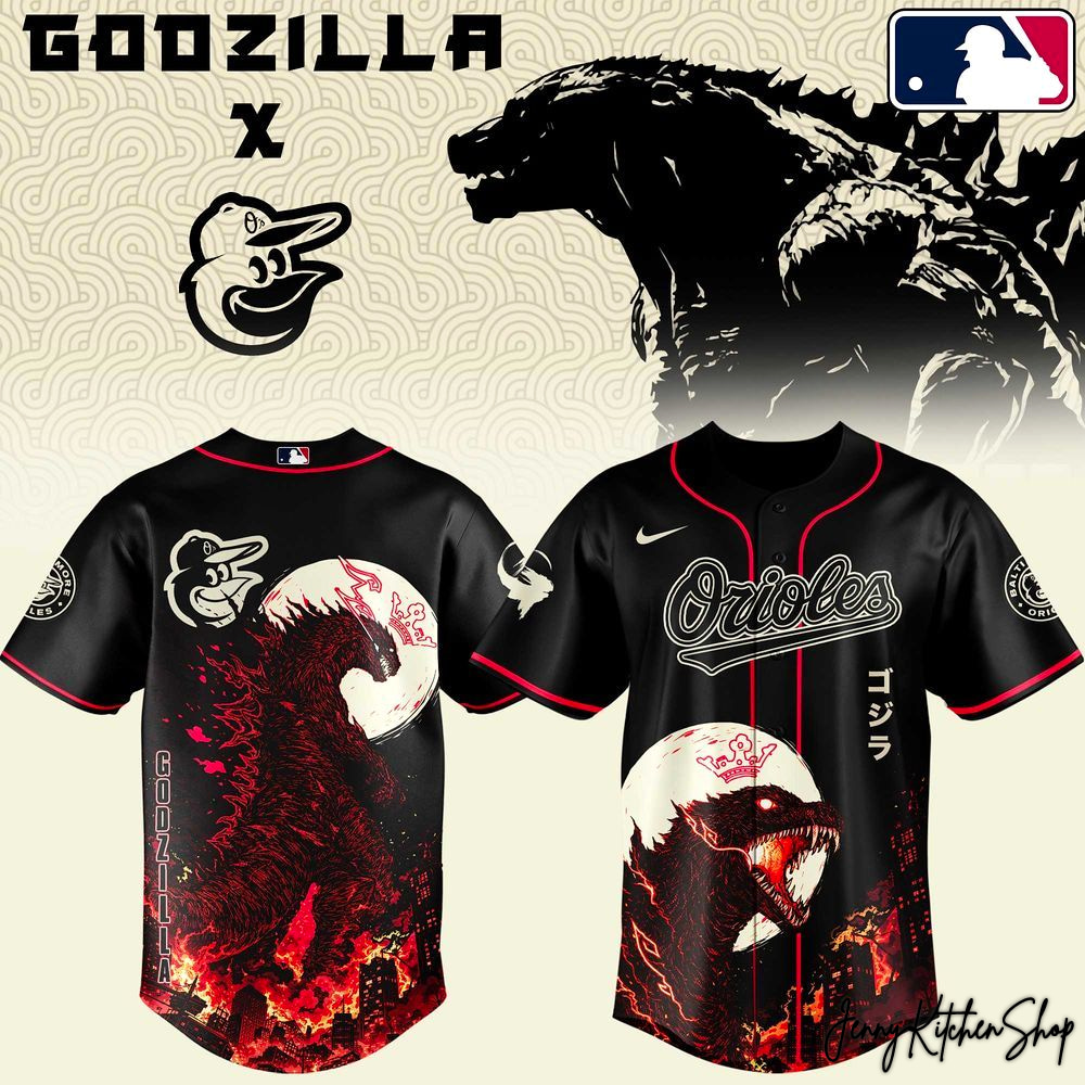 MLB x Godzilla Minus Zero 2026 Limited Baseball Jersey