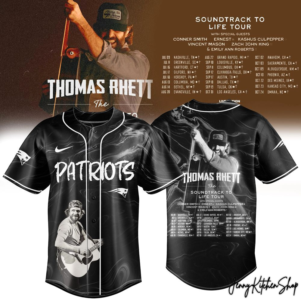 New England Patriots x Thomas Rhett Tour 2026 Jersey