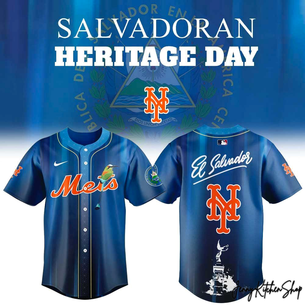 New York Mets Salvadoran Heritage Day 2026 Jersey