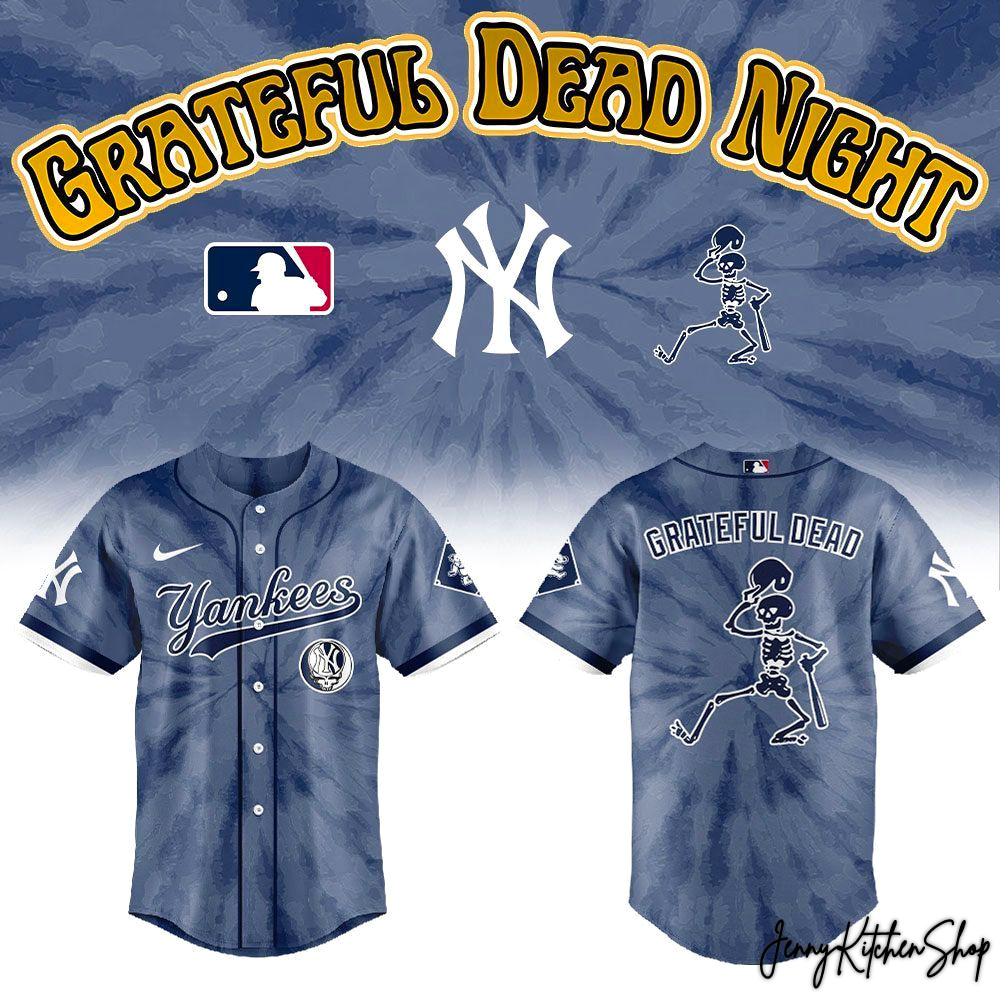 New York Yankees Grateful Dead Night 2026 Jersey