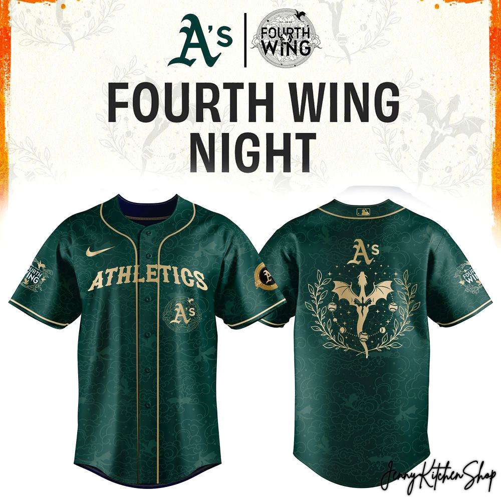 Oakland Athletics 2026 Fourth Wing Night Special Jersey Oakland Athletics 2026 Fourth Wing Night Special Jersey