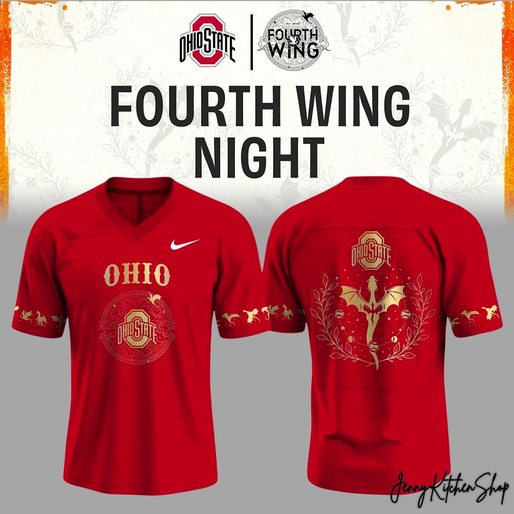 Ohio State Buckeyes Fourth Wing Night 2026 Football Jersey