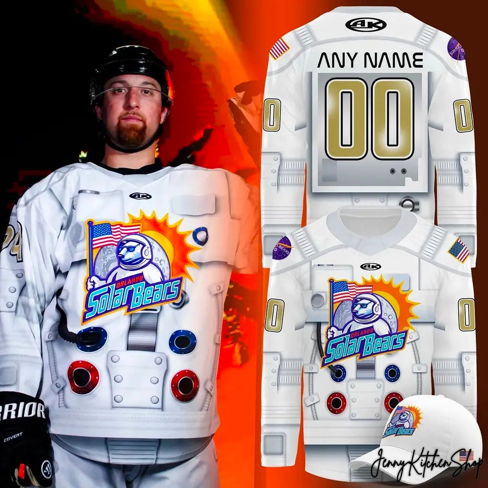 Orlando Solar Bears Space Night 2026 Hockey Jersey