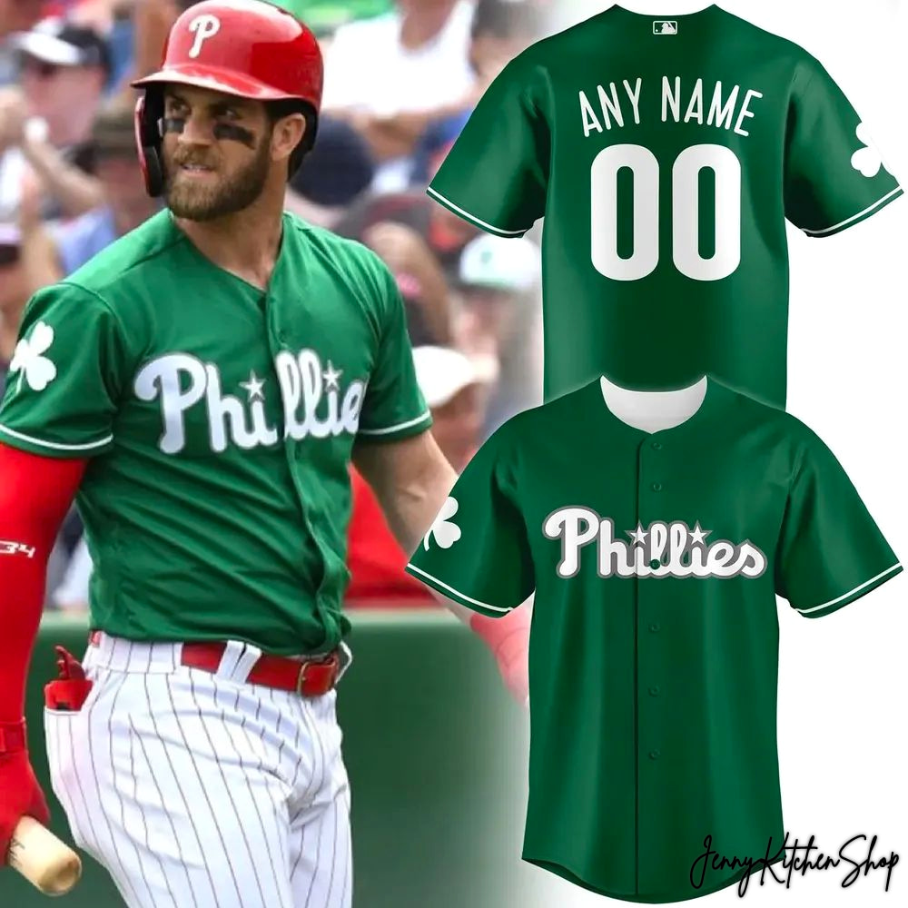 Philadelphia Phillies 2026 St Patrick’s Day Custom Jersey