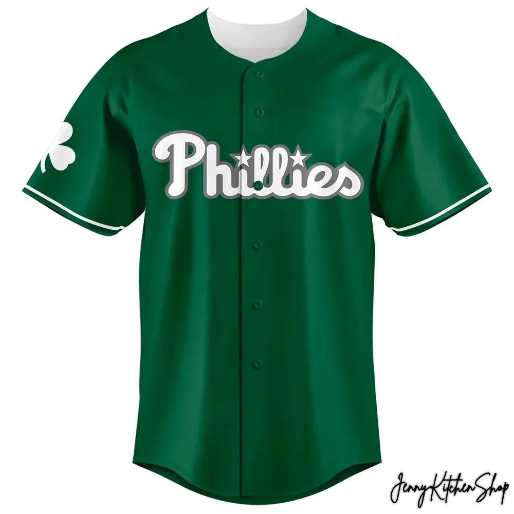 Philadelphia Phillies 2026 St Patrick’s Day Custom Jersey