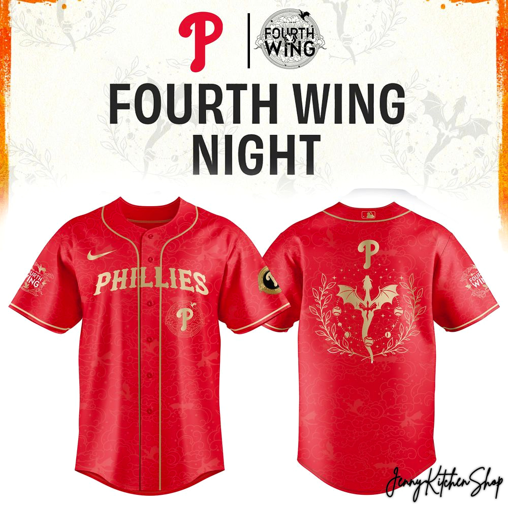 Philadelphia Phillies Fourth Wings Night 2026 Jersey