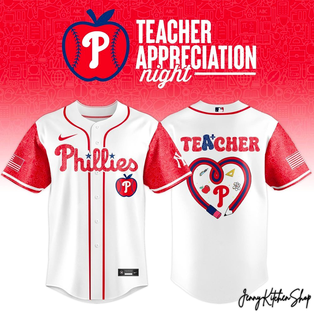 Philadelphia Phillies Teacher Appreciation Night 2026 Limited Jersey