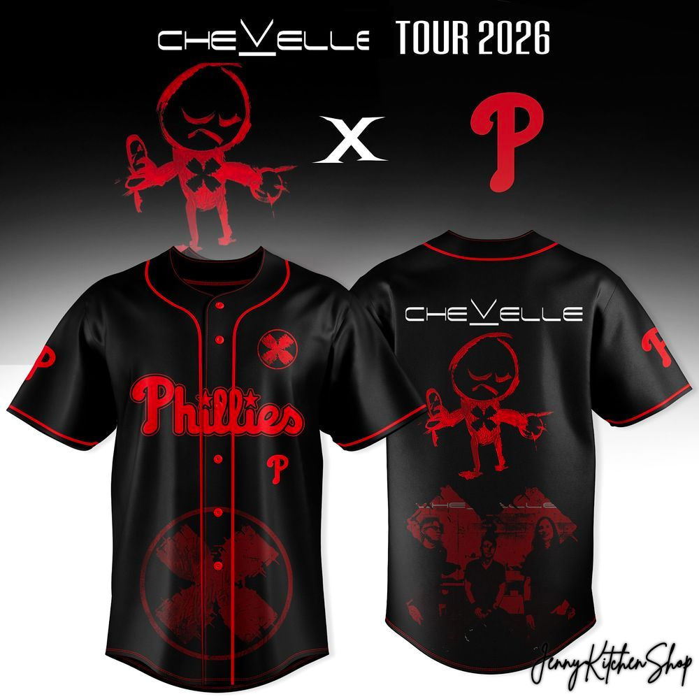 Philadelphia Phillies x Chevelle Tour 2026 Jersey