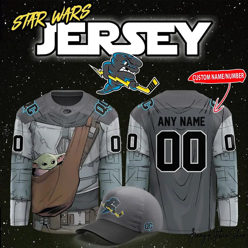 Quad City Storm 2026 Star Wars Limited Hockey Jersey Quad City Storm 2026 Star Wars Limited Hockey Jersey