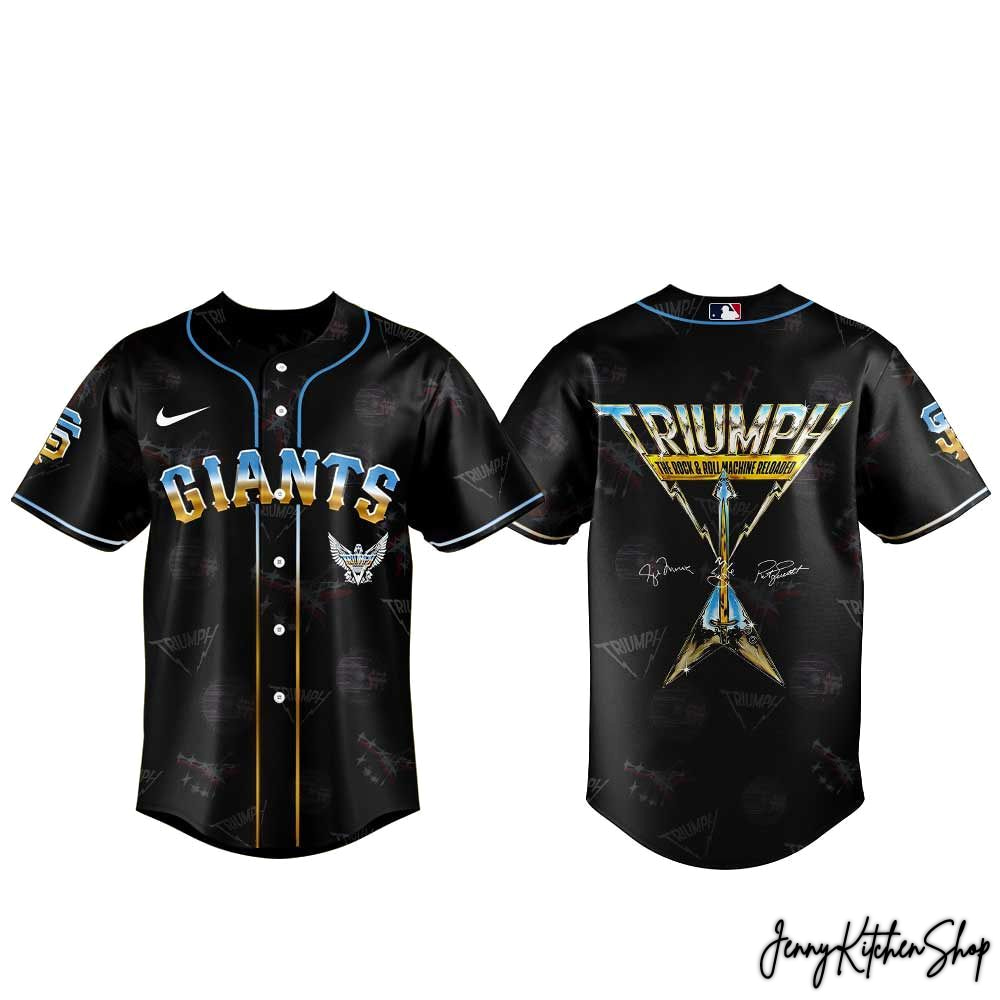 San Francisco Giants x Triumph The Rock & Roll Machine Reloaded 2026 Tour Jersey