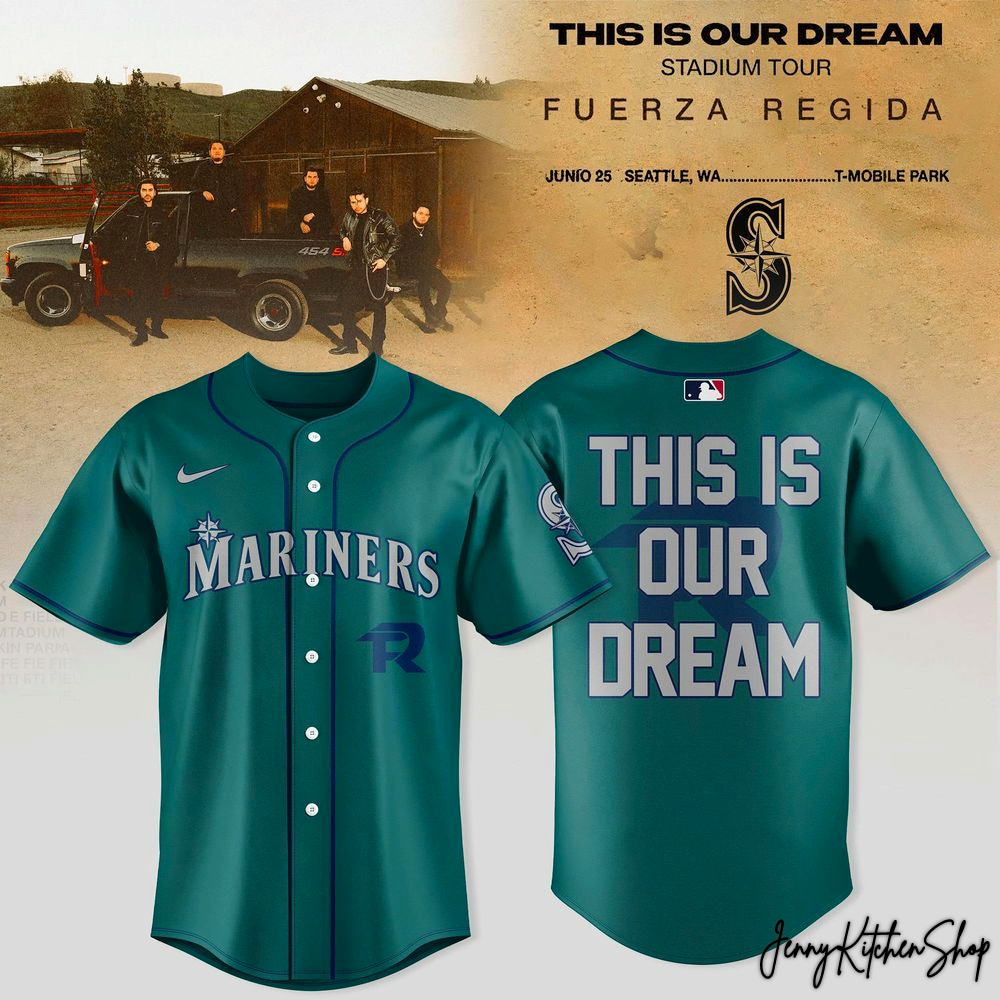 Seattle Mariners x Fuerza Regida 2026 This Is Our Dream Tour Limited Jersey