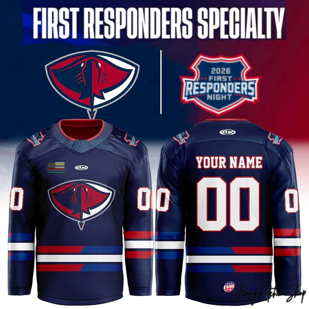 South Carolina Stingrays First Responders Specialty 2026 Exclusive Hockey Jersey South Carolina Stingrays First Responders Specialty 2026 Exclusive Hockey Jersey
