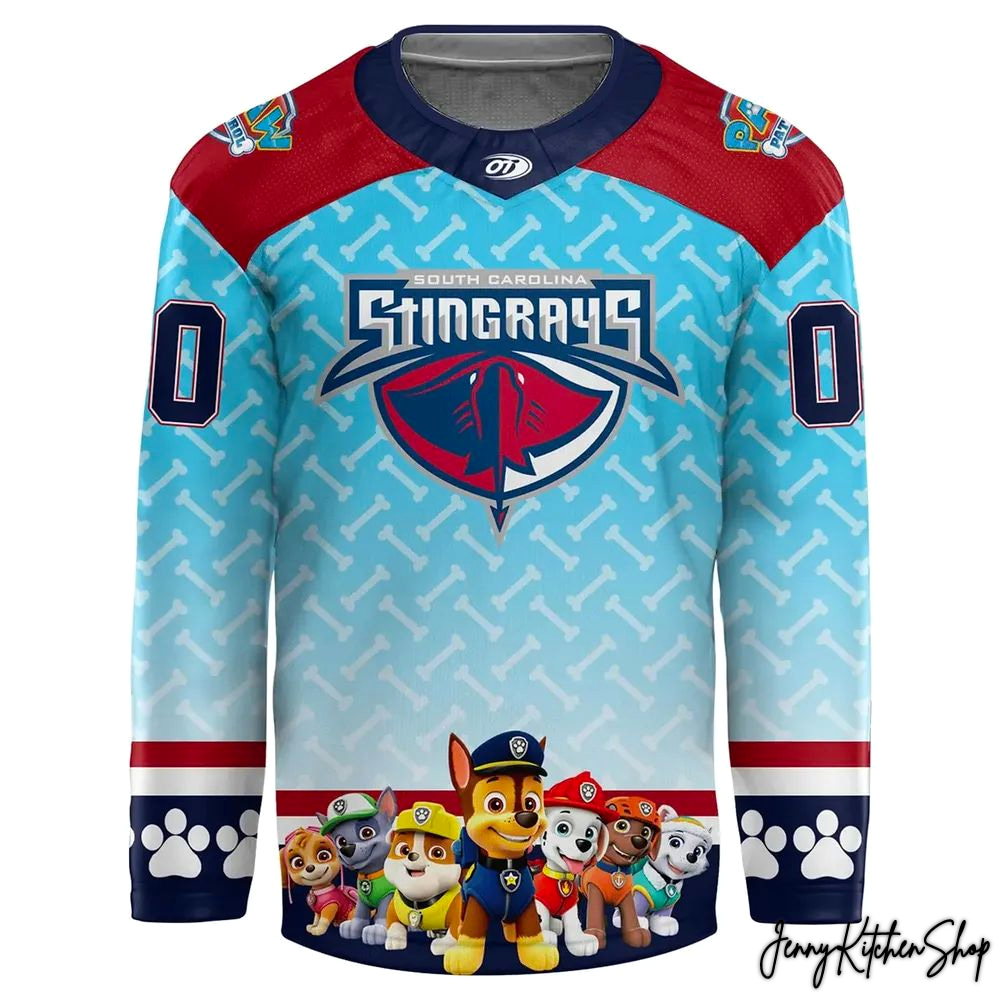 South Carolina Stingrays Pucks & Paws Night 2026 Hockey Jersey